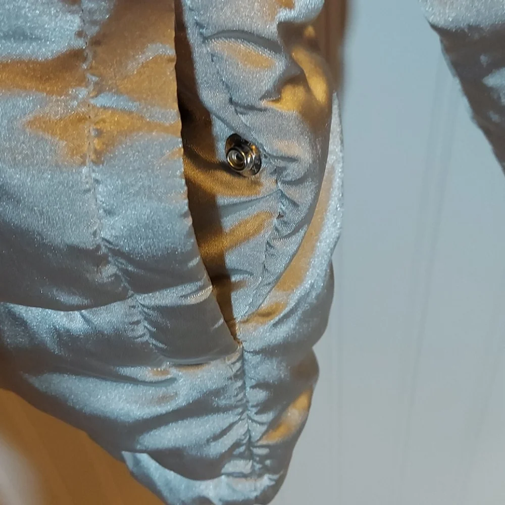 GAP kids silver puffer jacket XXL/TTG